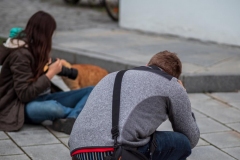 gemeinsames fotografieren in der Nabburger Altstadt