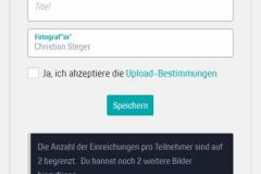 Hochladen der Fotos